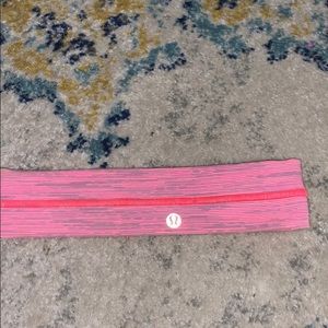 Pink lulu Lemmon thick head band